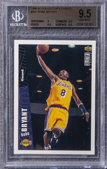 1996-97 Upper Deck Collectors Choice #267 Kobe Bryant Rookie Card - BGS GEM MINT 9.5